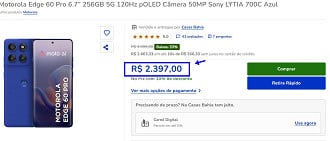 Motorola Edge 60 Pro em oferta