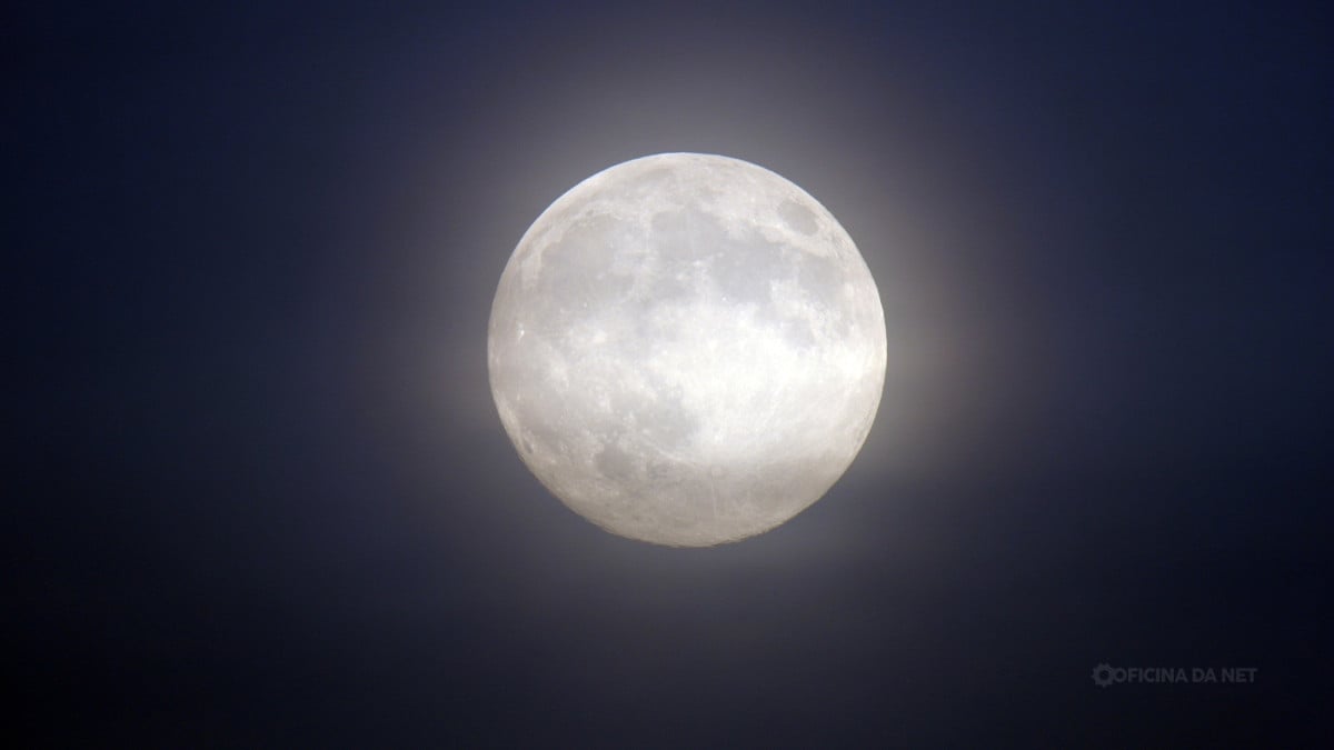 Qual a fase da Lua nesta quarta, 3 de dezembro de 2025. Imagem: Oficina da Net