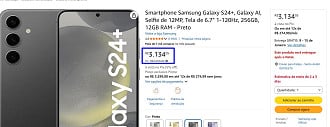 Oferta do Galaxy S24 Plus