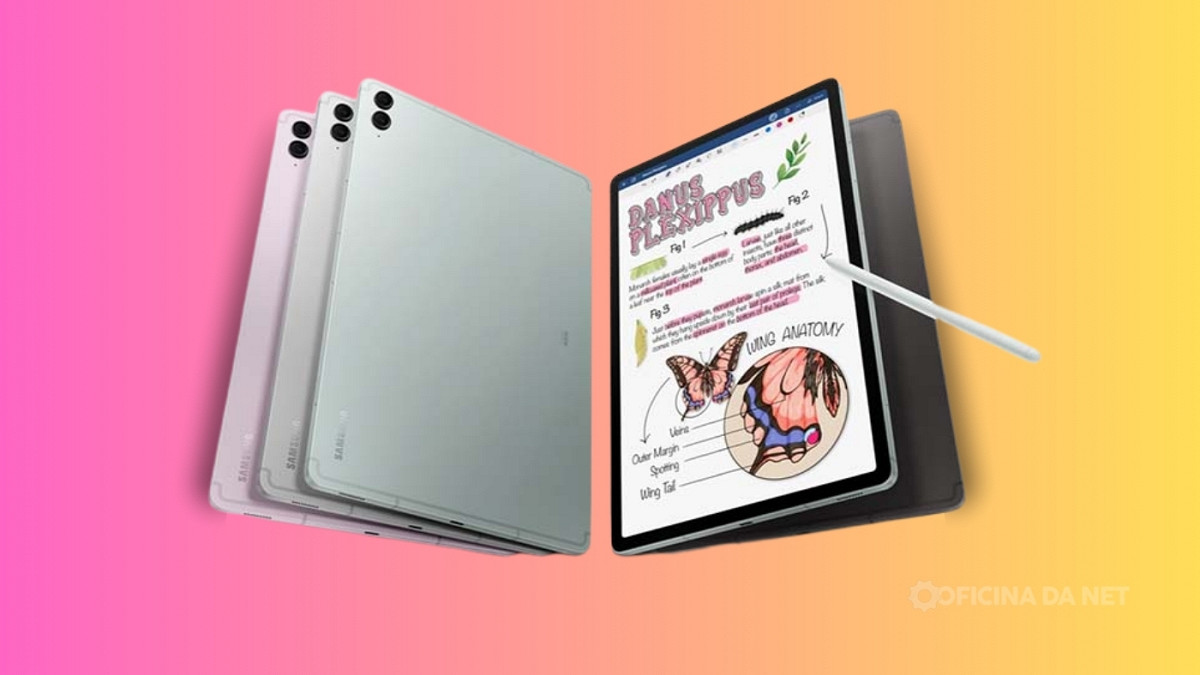 Galaxy Tab S9 FE+ recebe One UI 8