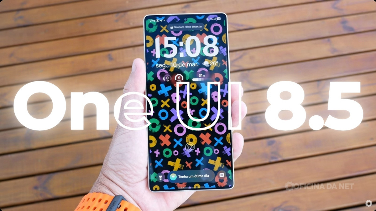 Samsung libera o beta do One UI 8.5. Imagem: Oficina da Net
