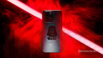 OPPO Reno14 F Edição Especial Star Wars - Lado Sombrio