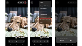 Álbum Privado na One UI 8.5