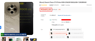 Oferta do POCO C75