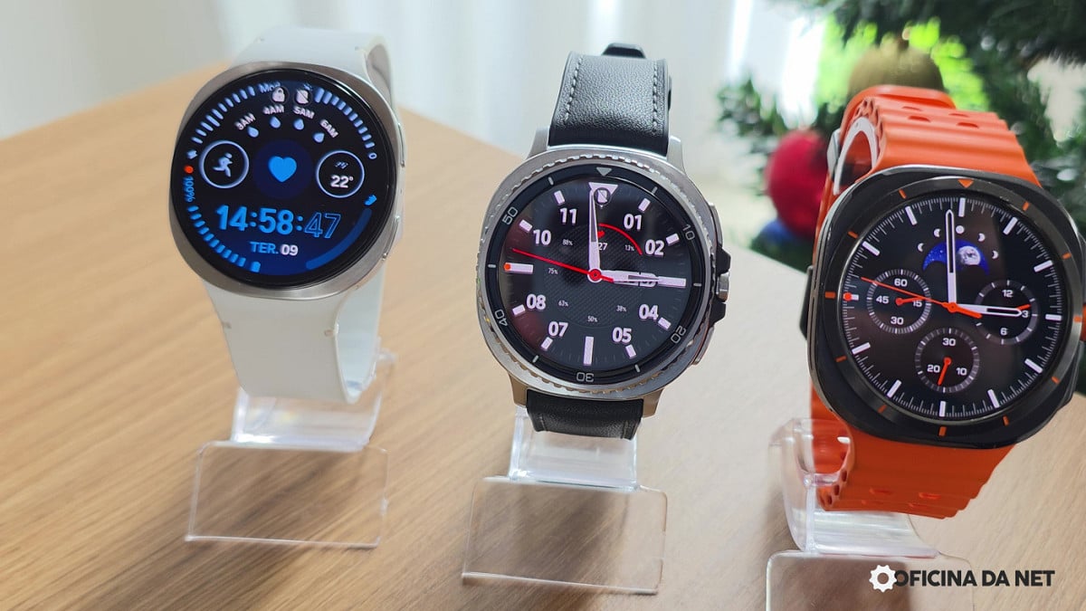 Veja a nossa lista com os melhores smartwatches em dezembro de 2025. Imagem: Oficina da Net
