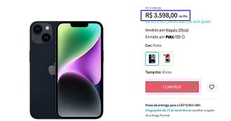 Oferta do iPhone 14