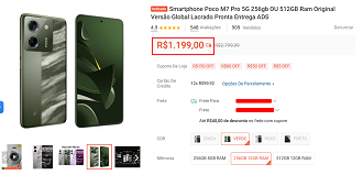Oferta do POCO M7 Pro