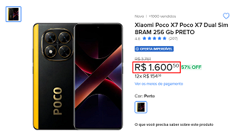 Oferta do POCO X7