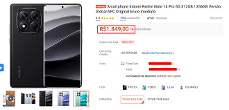 Oferta do Redmi Note 14 Pro 5G