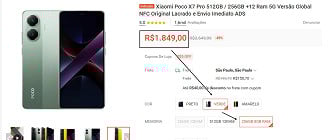 Oferta do POCO X7 Pro