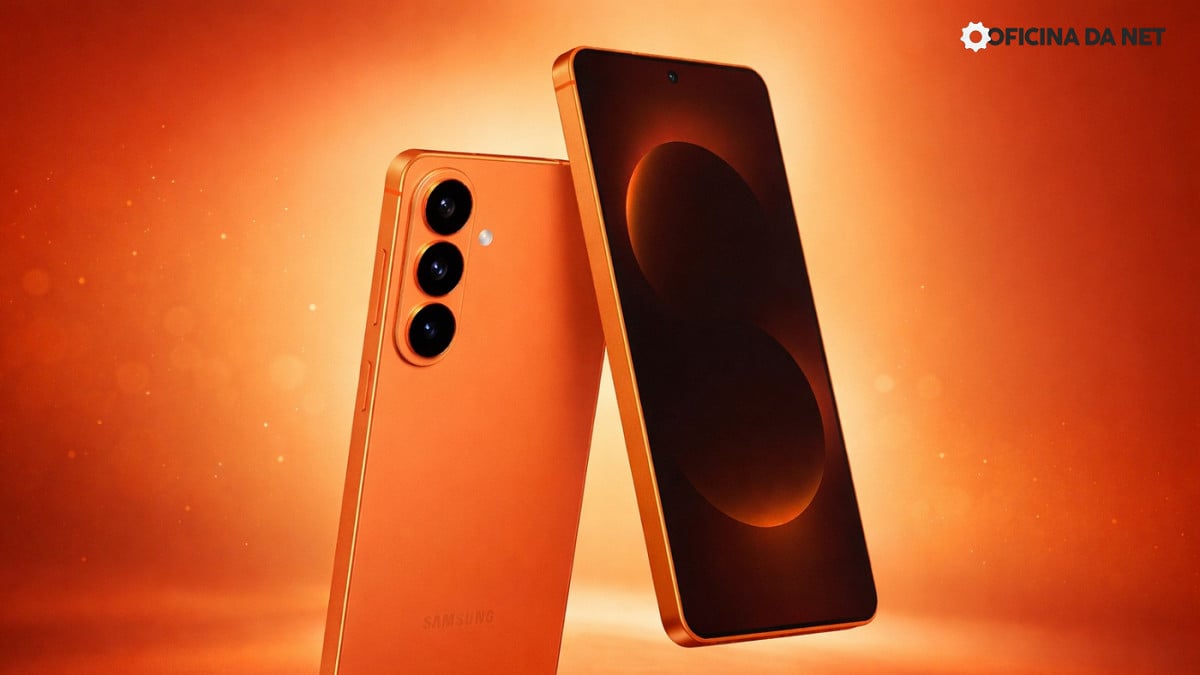 Renderização do Galaxy S26