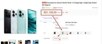 Oferta do Redmi Note 14