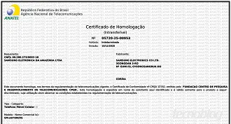 Galaxy A07 5G na Anatel (Imagem: Reprodução/Tecnoblog)