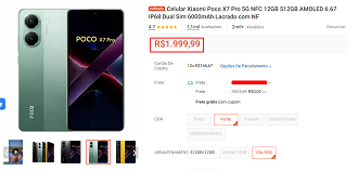 Oferta do POCO X7 Pro