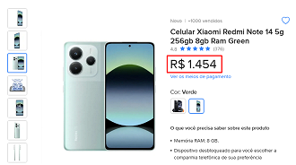 Oferta do Redmi Note 14 5G