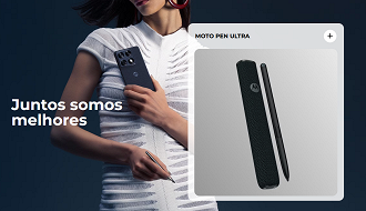 Para aprimorar ainda mais a experiência, a Motorola lançou a Moto Pen Ultra para ser seu melhor amigo para anotações.