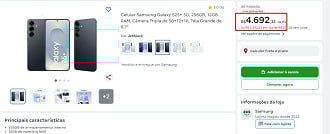 Oferta do Galaxy S25+
