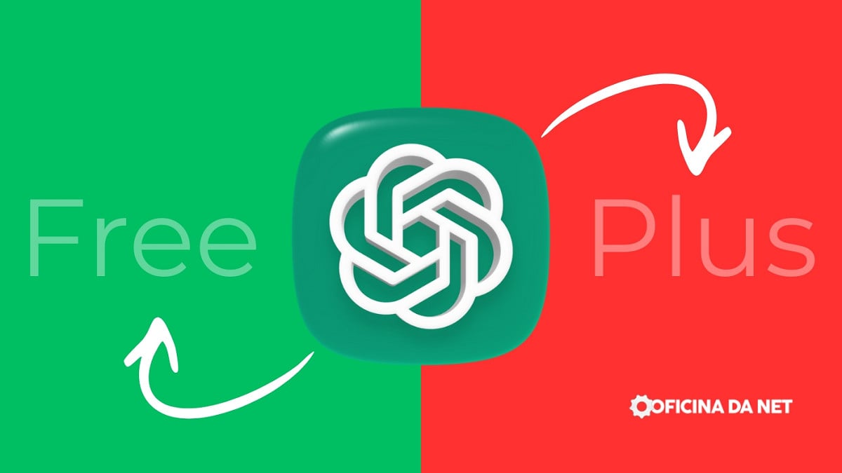 Será que compensa pagar pelo ChatGPT Plus ou é melhor usar a versão grátis? Imagem: Oficina da Net