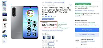 Oferta do Galaxy A17 5G