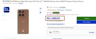 Oferta do Edge 60 Fusion