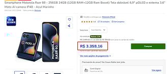 Motorola Razr 60 em oferta
