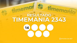 Resultado da Timemania 2343: veja os números sorteados de hoje, 15 de janeiro Resultado da Timemania 2343: veja os números sorteados de hoje, 15 de janeiro