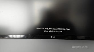 Atualização de janeiro do Windows 11 causando tela preta no PC do Nicolas Muller. Imagem: Oficina da Net