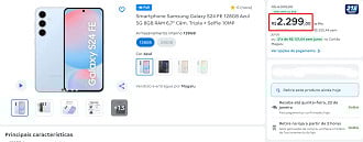 Oferta do Galaxy S24 FE