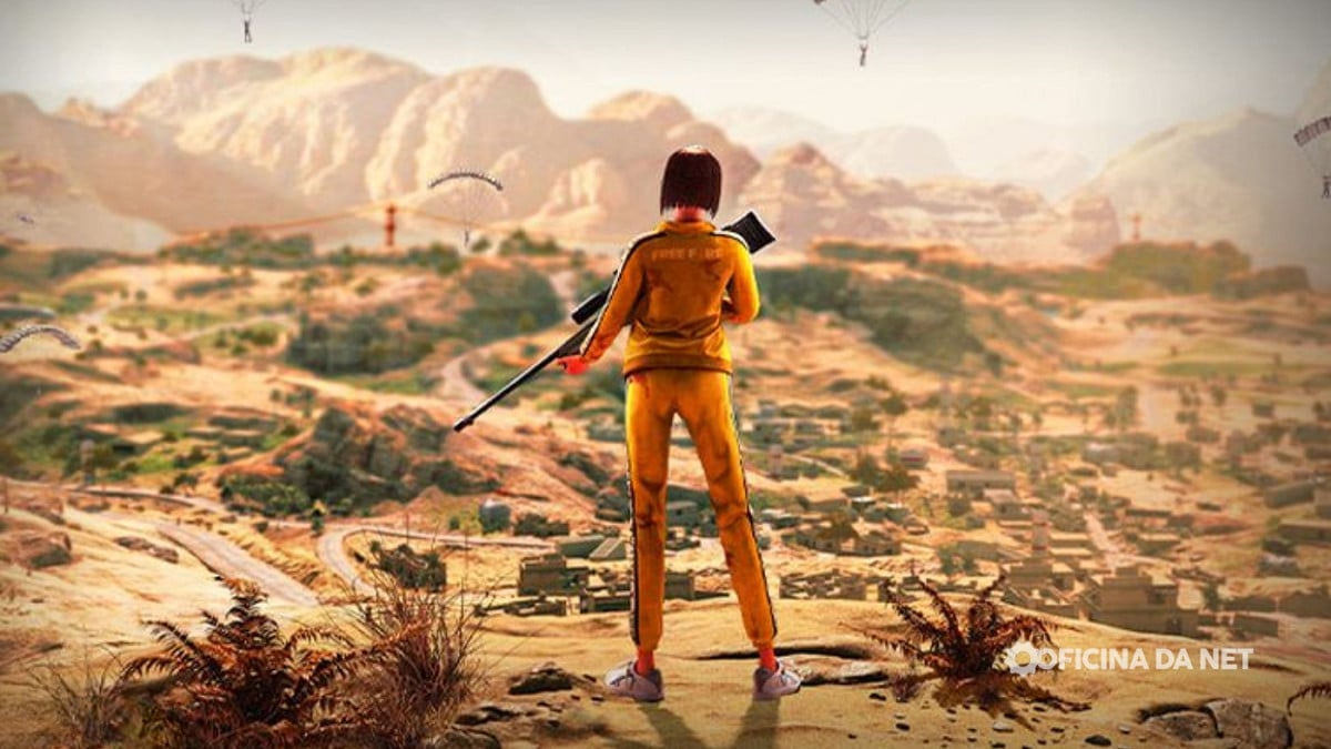 Códigos Free Fire MAX de janeiro de 2026. Imagem: Oficina da Net