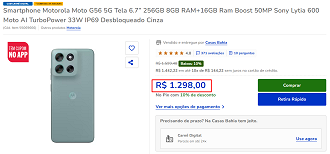 Oferta do Moto G56 5G