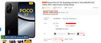 Oferta do POCO F7