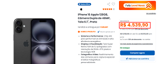 Oferta do iPhone 16