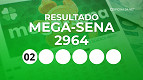 Resultado da Mega-Sena 2964 de hoje com prêmio de R$ 63 milhões Resultado da Mega-Sena 2964 de hoje com prêmio de R$ 63 milhões