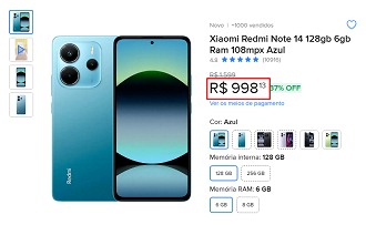 Oferta do Redmi Note 14 4G
