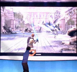 Agora, Guerra nas estrelas para Kinect