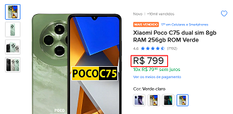 Oferta do POCO C75