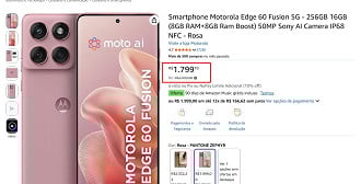 Oferta do Edge 60 Fusion.