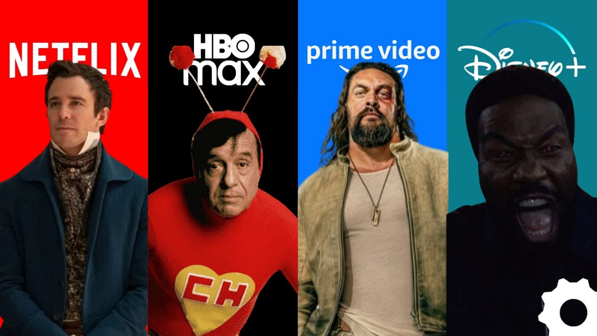 Lançamentos da Netflix, Max, Prime Video e Disney+ nesta semana de 26 de janeiro a 1º de fevereiro. Imagem: Oficina da Net