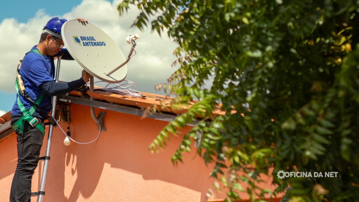 Veja quem pode receber a parabólica digital gratuita. Imagem: Oficina da Net
