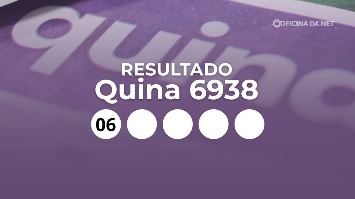 Veja os números sorteados da Quina 6938