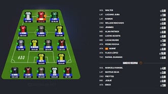 Time para a rodada 1