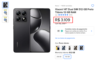 Oferta do Xiaomi 14T