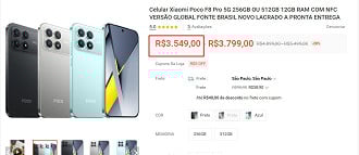 Oferta do POCO F8 Pro