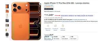 Oferta do iPhone 17 Pro Max