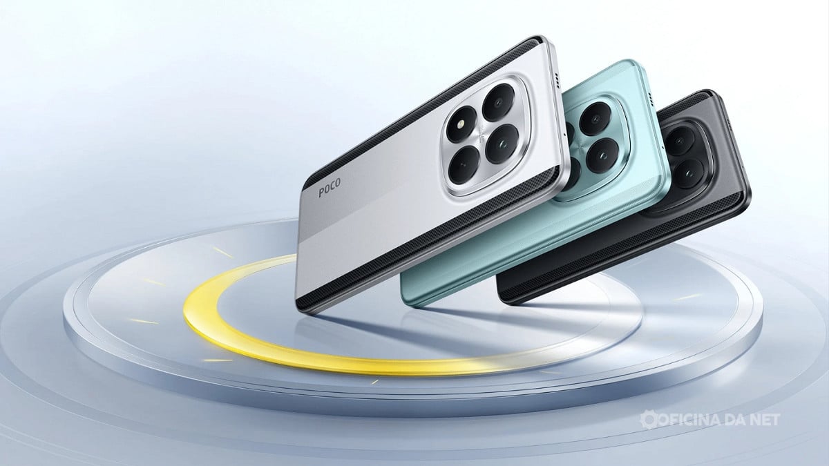 POCO M8 5G aposta em design leve, boa tela e bateria duradoura