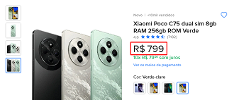 Oferta do POCO C75