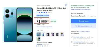 Oferta do Redmi Note 14