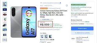 Print da oferta do Galaxy A17 4G