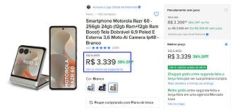 Oferta do Motorola Razr 60