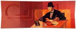Agora é a vez de Fernando Pessoa ser homenageado pelo Google
